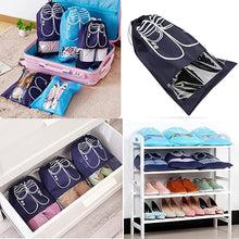 Shoes Storage Bag Closet Organizer Non-Woven Travel Portable Bag (1 Pc)