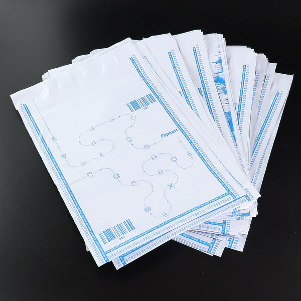 Flipkart Branded Security Courier Bags Small Size, 100 Pcs Set