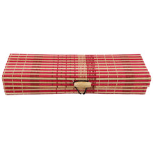 Multi-Purpose Handcrafted Bamboo Mat Style Pen Pencil & Makeup Box (1 Pc)