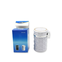 Car Cupholder LED Ashtray – Portable with Blue Light, Lid & Waste Bin, Cigarette Ashtray