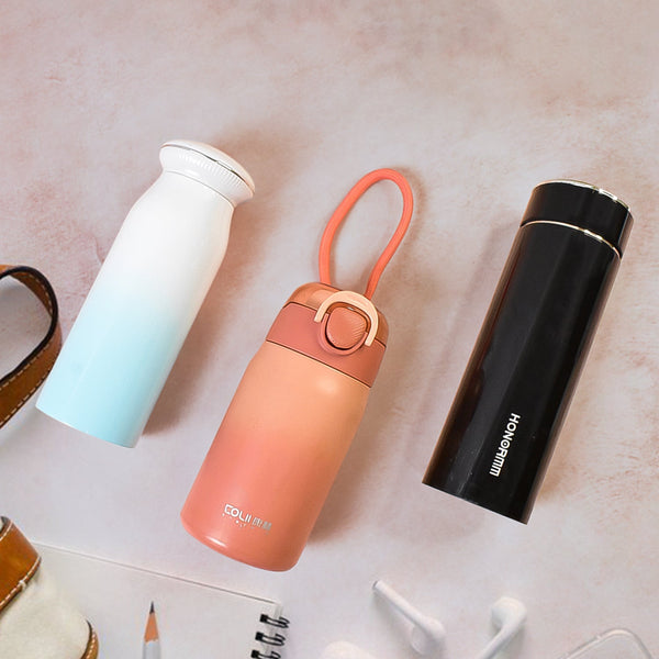 Stainless Steel Vacuum water Bottle 400ML (1 Pc)