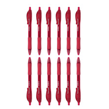 Red Colour Gel Pen Set, Set of 12 Pcs