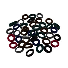 Small Ponytail Holder Bands for Hair Rubber Bands (Pack of 50 / Multicolour), Hair accessories