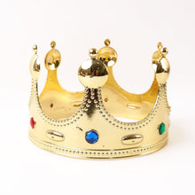 Royal Crown with Colored Gems (1 Pc / Golden & Silver)