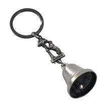 Metal Small Temple Bell Keychain, Motorcycle Bell Keychain (1 Pc / Mix Color)