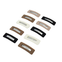 Miss Beauty 10pcs Cute Matte Multicolour & Design Hair Clip Set, Hair accessories