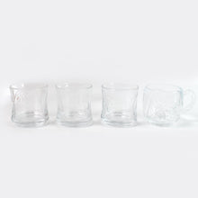Glass 3 Pc Mug & 1 Pc Cup Set, Water glass (4 Pcs Set)