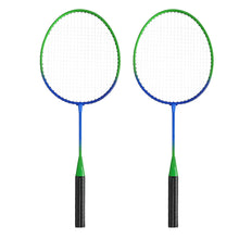 2 Pc Lightweight Kids Badminton Racket Set with Carry Bag