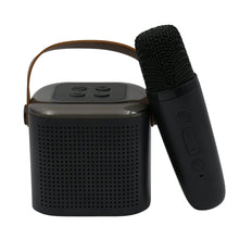 Wireless Speaker Microphone Set, RGB Light Support Memory Card PortableKaraoke Machine Perfect for Travel TV