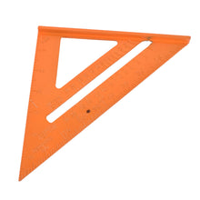 Double Side Scale Triangle / Ruler Measurement Hand Tool (1 Pc / Orange)