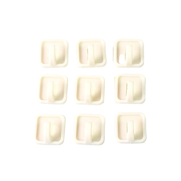 Adhesive Hooks for Wall Hanging Clothes Strong Adhesive Hooks (9 pcs Set)
