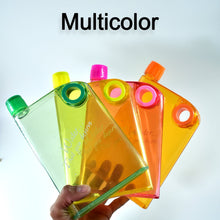 Notebook Style Slim Water Bottle (380 ml, Multicolor)