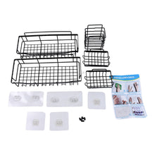 Metal Shower Basket / Canddy, for Bathroom Organiser (5 Pc Combo)