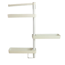 Kitchen Organization Rotating Shelf Storage Racks Multipurpose Adjustable (1 Set)