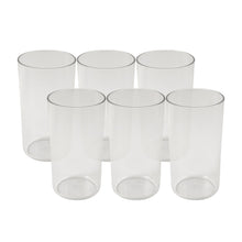 Apex Clear Plastic Tumbler / Glass Set – 6-Piece Unbreakable