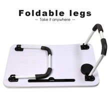 Barbie Design Foldable Study & Laptop Table for Children with Tablet Slot & Cup Holder