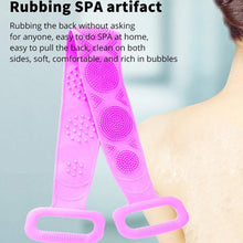 Silicone Body Back Scrubber - Double-Sided Bath Brush for Deep Cleaning & Massage (Medium Size /1pc)