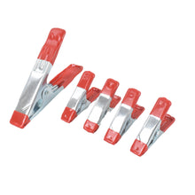 Metal Spring Clamps, Heavy Duty Spring Metal Clips Clamp (5 Pcs Set)