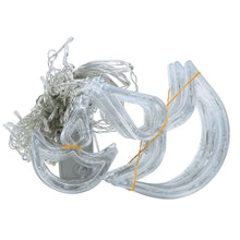 12 Diya Curtain String Lights, Window Curtain Lights with 8 Flashing Modes Decoration Light (White Color)