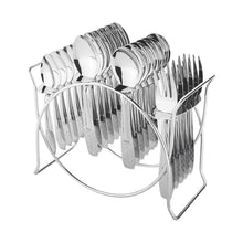 Stainless Steel Cutlery Set with Elegant Storage Stand (24 Pc)