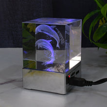 3D Mix Design LED Light, Desk Decor, LED Light Base, USB Charging (1 Pc / Mix Design)