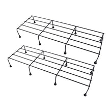 Metal Rectangle Flower plant stand for balcony (60×20 Cm / 2 Pc Set)