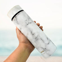 Stainless Steel Temperature Insulated Water Bottle With Marble Pattern (500ml Approx)