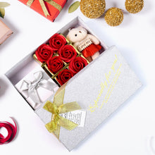 Valentine Day Gift Set Scented Rose Flowers Pack with Teddy