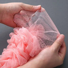 Loofah Back Scrubber for Shower, Long Handle Bath Sponge Shower Brush, Soft Nylon Mesh Back Cleaner Washer, Body Bath Brush for Women and Men, Bathroom Shower Accessories