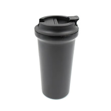 Inside Stainless Steel & Outside Plastic Vacuum Insulated Insulated Coffee Cups Double Walled Travel Mug, Car Coffee Mug with Leak Proof Lid Reusable Thermal Cup for Hot Cold Drinks Coffee, Tea (1 Pc)