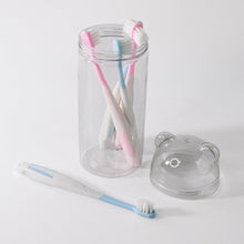 Multipurpose Travel-Friendly Toothbrush Holder with 5 Soft Bristle Toothbrushes