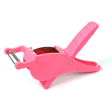 Plastic 2 in 1 Vegetable & Fruit Multi Cutter 5 Blade Vegetable Cutter with Peeler (1 Pc / Multicolor)