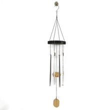 Solar LED Wind Chime with Tubes Soothing Sound & Colorful Glow (1 Set)