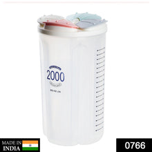 Kitchen Storage - Transparent Sealed Cans / Jars / Storage Box 4 Section