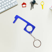 Metal Key Shape Keychain, Door Opener Tool (1 Pc)