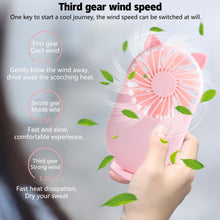 Handheld Mini Fan - USB Personal Fan with Bracket, Pocket-Sized Desktop Fan (Battery Not Included)