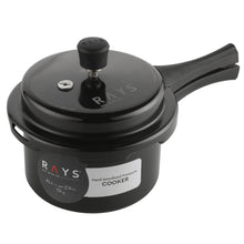 Aluminium Rays Black Beauty Pressure Cookers With Outer Lid (2.5 Litres / 1-Year warranty, ISI Number :- 2347, BIS Number :- CM/L -7600164310