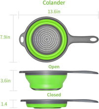 Foldable Silicone Colander for Fruit & Veggies
