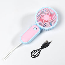 Mini Handheld Fan Portable Rechargeable Mini Fan Easy to Carry, for Home, Office, Travel and Outdoor Use (Battery Not Include)