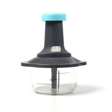 Push Chopper Manual Food Chopper and Hand Push Vegetable Chopper, Cutter, Mixer Set for Kitchen with 3 Stainless Steel Blade