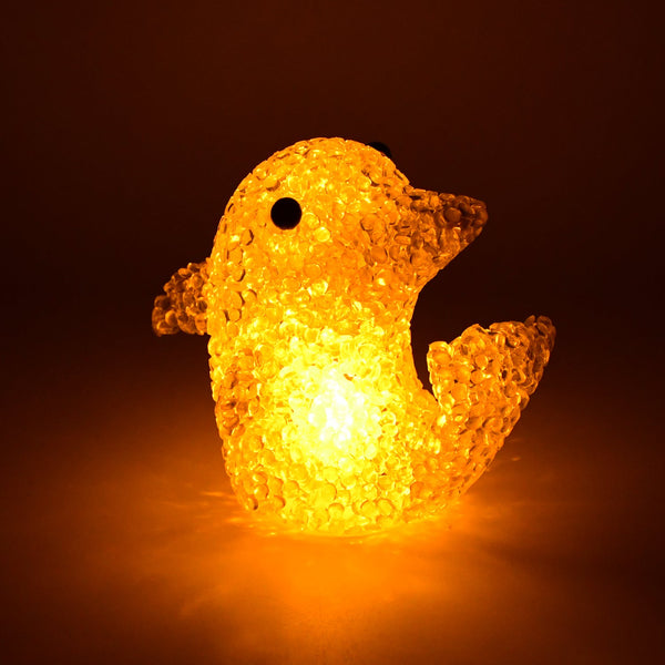 Dolphin Shape Crystal LED Night Light Lamp – Cute Glowing Animal Decorative Light (1 Pc)