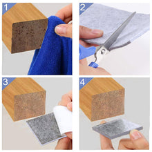 4-Piece Square Felt Furniture Floor Protector Pads
