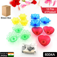 Candle Cup with Multi Shape (Multicolor) (12 Pcs Set)