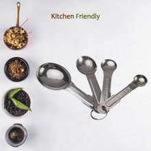 Stainless Steel Measuring Spoons Set - 4pcs, Anti-Rust for Kitchen & Baking