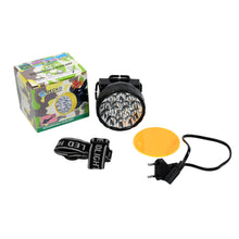Head Lamp 15 Led Long Range Rechargeable Lamp Use For Camping, Hiking