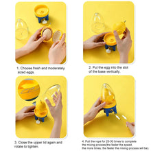 Manual Golden Egg Puller Scrambler Household White Yolk Mixer Kitchen Tool Mix Manual Scrambler Convenient Without Breaking Eggs.