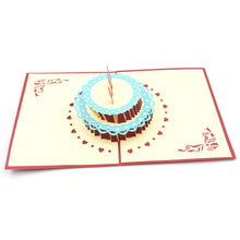 Unique 3D -Up Wishing Card (Birthday): 1 Pc