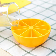 Lemon Shape Flexible Silicone Ice Cube Tray – 8-Slot Round Ice Mold (1 Pc)