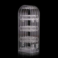 4 Folding Storage Hanger Acrylic Earring Screen Holder Display Stand Clear (1 Set)