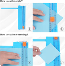 Paper Cutter, A5 Mini Paper Cutter, Portable Paper Cutting Machine (1 Pc / Mix Color)